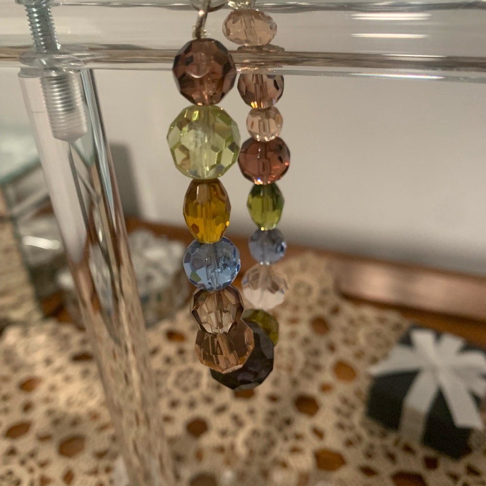 Beaded Bracelet with multicolor glass beads